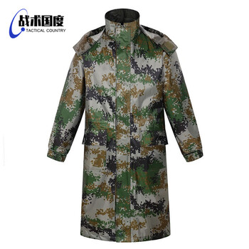 战术国度 连体雨衣抗洪抢险防汛应急救援劳保骑行雨衣 迷彩连体式雨衣