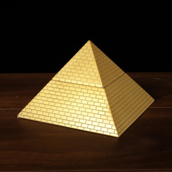 埃及金砖金字塔家居家居办公摆件能量塔能量发生器 金字塔9cm