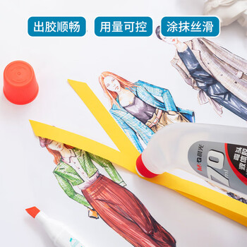 晨光（M&G）70ml高粘度弯头液体胶液体胶水学生手工黏胶办公用品颜色随机3瓶装AWG97034
