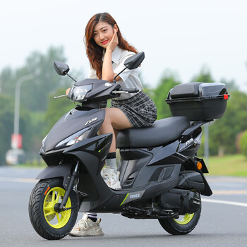 踏板摩托车整车125雅马哈款式国四电喷女式踏板车燃油车可上牌新福喜