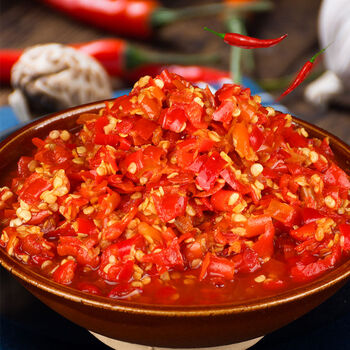 贵州糟辣椒特辣酸辣椒酱遵义土特产糟辣子姜蒜剁椒鱼头调料辣椒酱一斤