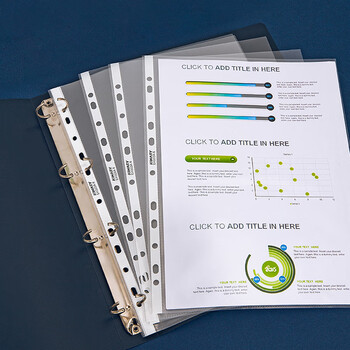 金得利 50个装升级加厚11孔活页袋a4通用打孔文件袋透明资料活页替芯插页袋子适用2/3/4孔文件夹EH303A-8 金得利 50个装升级加厚11孔活页袋a4通用打孔文件袋透明资料活页替芯插页袋子适用2/3/4孔文件夹EH303A-8