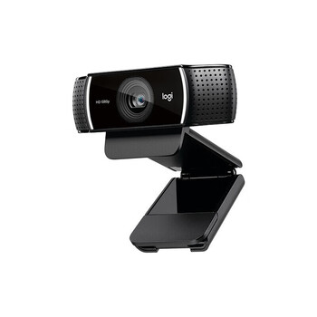 罗技（Logitech）C922 高清网络摄像头 直播会议网课摄像头 电脑笔记本家用摄像头 1080P 带麦克风