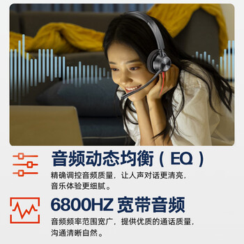 博诣 POLY 惠普在线学习耳机C3325 教育培训耳麦USB+3.5mm双接口可连电脑+pad+手机 博诣 POLY 惠普在线学习耳机C3325 教育培训耳麦USB+3.5mm双接口可连电脑+pad+手机