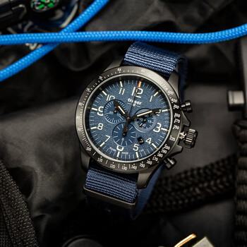 traser创瑟瑞士手表p67officerpro系列氚气户外运动三眼计时石英男表