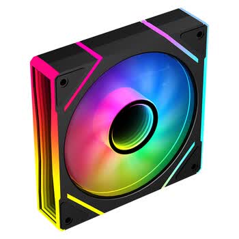 先马（SAMA）境界V3黑色反叶 12cm机箱风扇 ARGB无限镜灯光/5V3P神光同步/小4P-PWM调速/液压轴承/标配减震垫