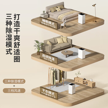 海尔（Haier）除湿机/抽湿机除湿量22升/天家用轻音除湿器干衣负离子净化+UV杀菌地下室CF22-JY1U1 WIFI升级款