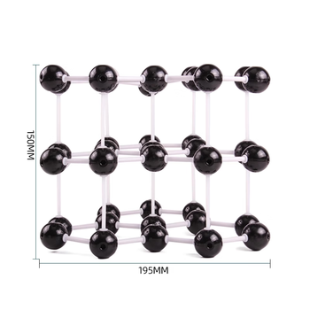 可普大号碳60模型金刚石二氧化硅氯化钠晶体结构c60足球烯模型初高中化学有机分子原子球棍比例搭建