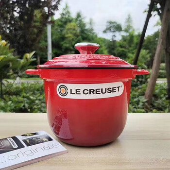 酷彩(le creuset)法国酷彩珐琅铸铁锅 养生锅 饭釜锅隔水煲汤炖锅煲仔