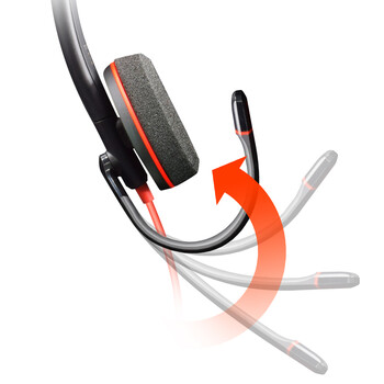 缤特力惠普Blackwire C3220 头戴式双耳话务耳机USB-A接口 直连电脑带线控