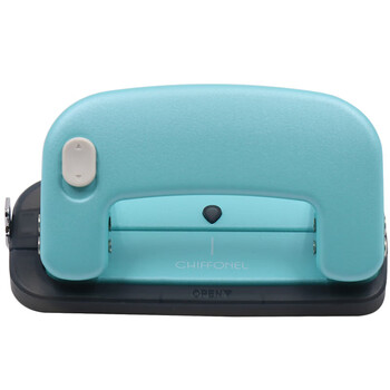 MAX 美克司（MAX）两孔打孔器 省力办公文件档案圆孔打孔机10张/80g DP-12/GL 绿色