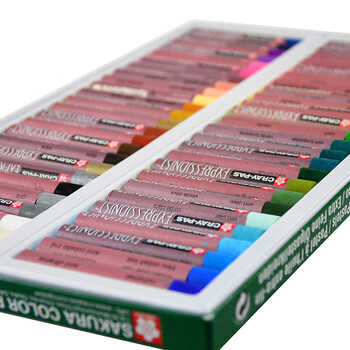 樱花(SAKURA)油画棒蜡笔 中粗型精致50色套装 儿童安全绘画画笔美术彩绘工具软性油性粉彩棒玩具礼物美术写生 樱花(SAKURA)油画棒蜡笔 中粗型精致50色套装 儿童安全绘画画笔美术彩绘工具软性油性粉彩棒玩具礼物美术写生