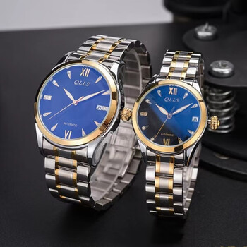 奇洛时(qlls)qlls奇洛时原厂情侣机械表男女表一对纪念日生日节日礼物