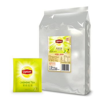 花茶独立纸包装2g*80酒店客房茶包袋泡茶 立顿茉莉花茶纸袋装80x2g