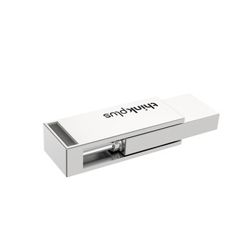 ThinkPlus联想128G金属U盘 USB3.2&Type-C双接口大容量手机电脑两用u盘商务办公优盘 MU90系列