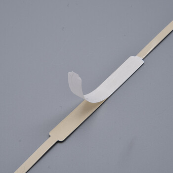 TANOSEE乐如诗 进口文件装订条压边条2孔两孔DIY报告合同 财务会计办公用品 49mm 50支装 TFA-49B