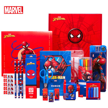 迪士尼(Disney)文具套装 小学生文具大礼包学习用品礼盒1-3年级儿童生日伴手礼男孩 蜘蛛侠DM24943A 迪士尼(Disney)文具套装 小学生文具大礼包学习用品礼盒1-3年级儿童生日伴手礼男孩 蜘蛛侠DM24943A