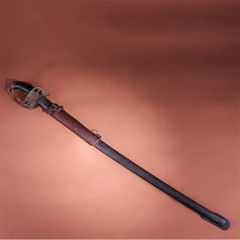 【老物旧藏】铜制德国骑兵马刀(带皮套) 2250