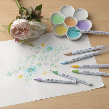 吴竹(KURETAKE)日本进口ZIG软尖笔水彩笔马克笔勾线笔24色套装RB-6000AT/24V 吴竹(KURETAKE)日本进口ZIG软尖笔水彩笔马克笔勾线笔24色套装RB-6000AT/24V