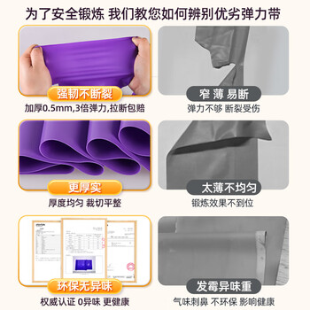 李宁(LI-NING)弹力带男女健身瑜伽拉力带拉伸绳阻力带臀腿部训练伸展颜色随机 李宁(LI-NING)弹力带男女健身瑜伽拉力带拉伸绳阻力带臀腿部训练伸展颜色随机