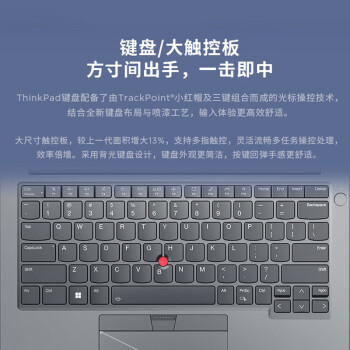 ThinkPad 联想E14笔记本电脑 14英寸便携商务办公学生轻薄本 酷睿i5-13500H 32G 1T 2.2K 100%sRGB 银色