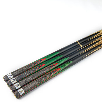 奥秘雷泽台球杆黑八小头黑8中式八球中头16彩桌球杆追分10mm