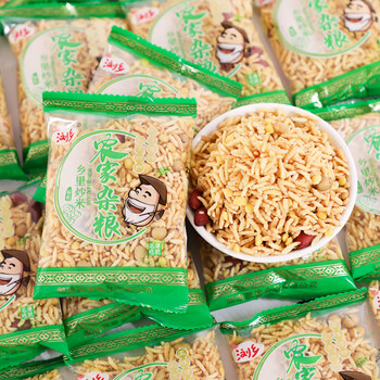浏乡农家杂粮乡里炒米零食小包装手工湖南特产原味香脆散装5斤批乡里