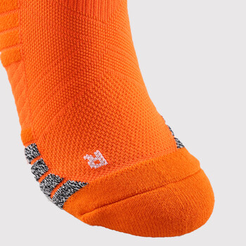卡尔美（KELME）长筒足球袜防滑纱厚底高筒专业足球比赛训练精英运动袜 橙色 M