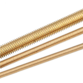 冰能 铜全牙螺杆 铜丝杆牙条 通丝黄铜螺丝杆m2m3m4m5m6m8m10m12m14