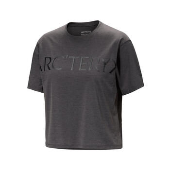 crop word t恤短袖7695新款24ss 黑色 xxs美国直邮【图片 价格 品牌