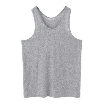 宜而爽背心男士纯棉宽松汗衫运动夏季透气吸湿全棉老头衫无袖打底3件