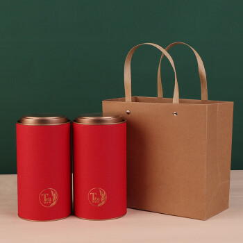茶叶罐通用一斤装红茶绿茶散茶小青柑家用圆筒纸罐包装空罐子定制9l