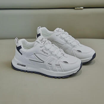 冬雾温州米来鞋行老爹鞋全皮面百搭厚底阿甘鞋跑步网面休闲鞋时尚女鞋