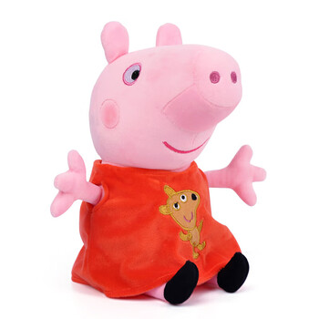 小猪佩奇peppapig毛绒公仔儿童玩具猪猪布娃娃抱枕安抚小玩偶生日礼物