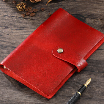 真皮活页本头层牛皮笔记本子文具商务记事本可拆卸日记本子会议记录本