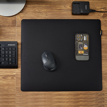 CAPERE(铠雷)防水硫化鼠标垫 防水顺滑电脑竞技游戏垫 【辰】硅胶垫/黑色450x400x3mm尼龙2代