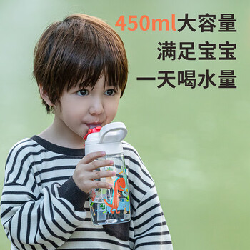 JEKO&JEKO儿童水杯夏季吸管杯小学生宝宝塑料杯水杯子男女水壶 450mL独角兽 JEKO&JEKO儿童水杯夏季吸管杯小学生宝宝塑料杯水杯子男女水壶 450mL独角兽