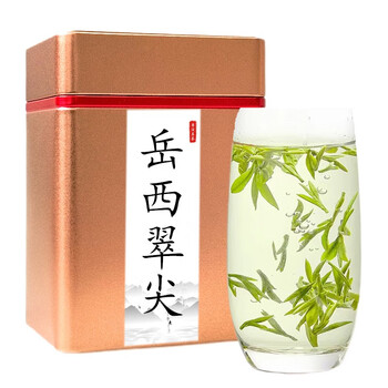 何王子安庆岳西翠尖绿茶2023年新茶明前春茶高山毛尖贡尖翠兰毛峰芽茶