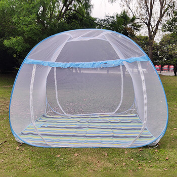 户外露营蚊帐可折叠户外蚊帐免安装蒙古包双.