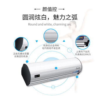 西奥多 离心式风幕机商用低噪音遥控风幕机商场超市机场车站门口幕风帘机 1.5米 FM-3515-L/Y S6