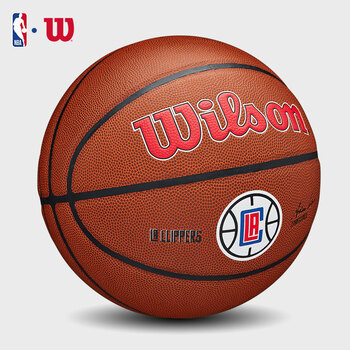 威尔胜(Wilson)NBA快船队队徽系列PU成人室内外通用7号篮球WTB3100IBLACCN 威尔胜(Wilson)NBA快船队队徽系列PU成人室内外通用7号篮球WTB3100IBLACCN