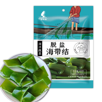 品贯脱盐海带结220g 海洋蔬菜 昆布煲汤 绿色海洋蔬菜吃出健康