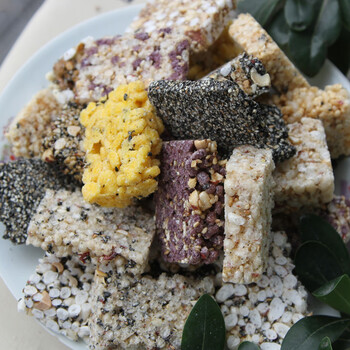 味出道浙江东阳农家糖冻米糖黑芝麻花生玉米小米米花酥切糕零食手工现