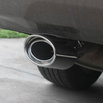 古登(gudeng)汽车尾喉改装通用消音器不锈钢排气管改装尾气罩装饰通用