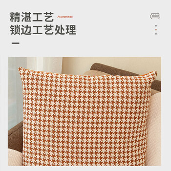 艾薇沙发抱枕靠垫床上睡觉靠枕靠背垫抱枕套含抱枕芯45*45千格鸟橙 艾薇沙发抱枕靠垫床上睡觉靠枕靠背垫抱枕套含抱枕芯45*45千格鸟橙