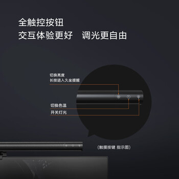 雷神（ThundeRobot）屏幕挂灯L1A 电脑显示器挂灯非对称光源阅读灯高显色三档调光无可视频闪护眼光源电竞桌面阅读台灯