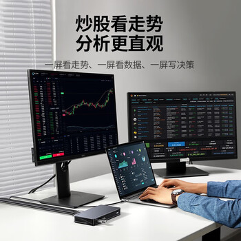绿联Type-C扩展坞USB-C转DP/HDMI网口转接头拓展坞分线苹果Mac华为雷电4笔记本电脑 4K60Hz 90912