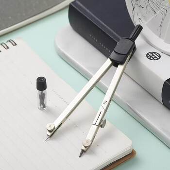 晨光（M&G）黑白金属多功能圆规制图绘图考试机械工程设计工具（内附铅芯）ACS90897 1盒装