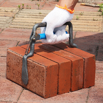 妙呱呱 上海砖夹子加粗搬砖钳红砖头多功能可调卡子工地用装砖夹工具
