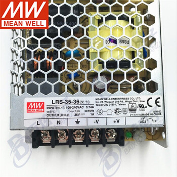 明纬 Meanwell 明纬 薄型开关电源lrs 35 36 36w 36v1a安防监控适用电源 图片价格品牌报价 京东